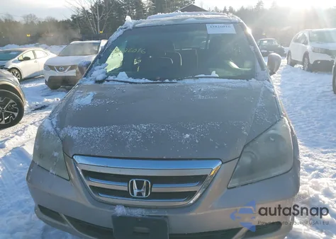 2005 Honda Odyssey Ex из США, поврежденный, VIN 5FNRL38455B068634